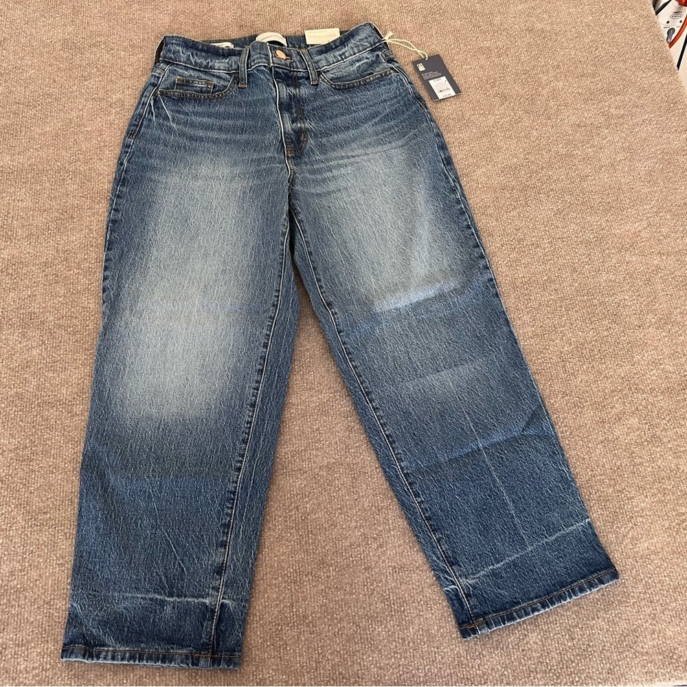 Vintage stretch size 6 Classic Blue Denim Jeans 28 waist short